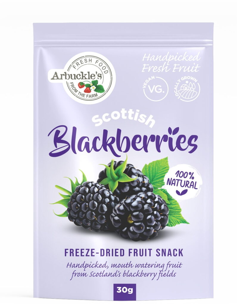 Arbuckle's Freeze Dried Blackcurrants Whole Fruit Snack 100g