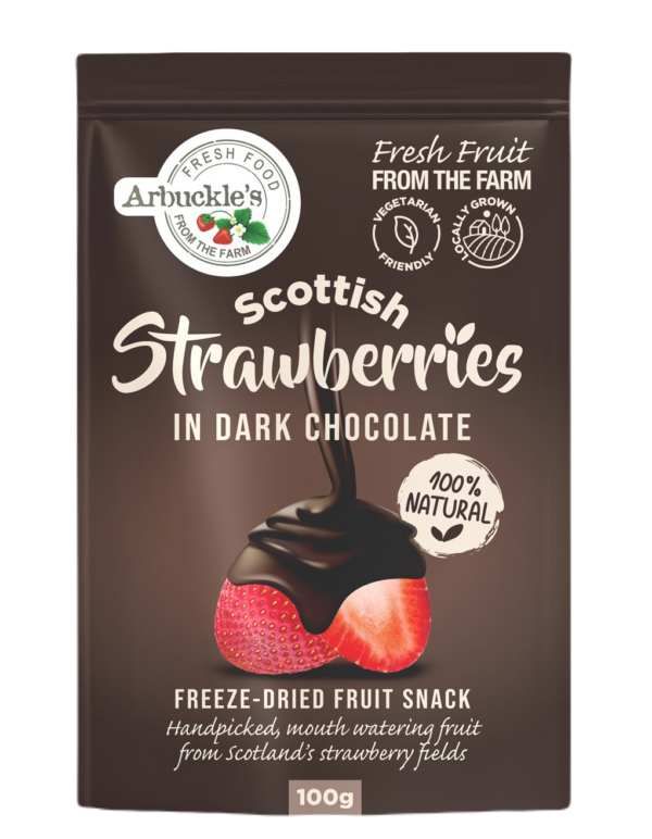 Freeze Dried Strawberries in Dark Chocolate | Arbuckle's Farm Shop