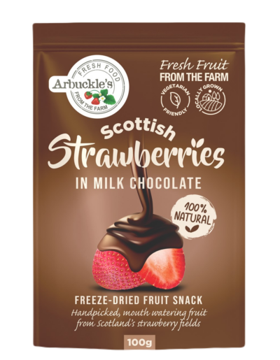 Freeze Dried Strawberries in Luxury Milk Belgian Chocolate