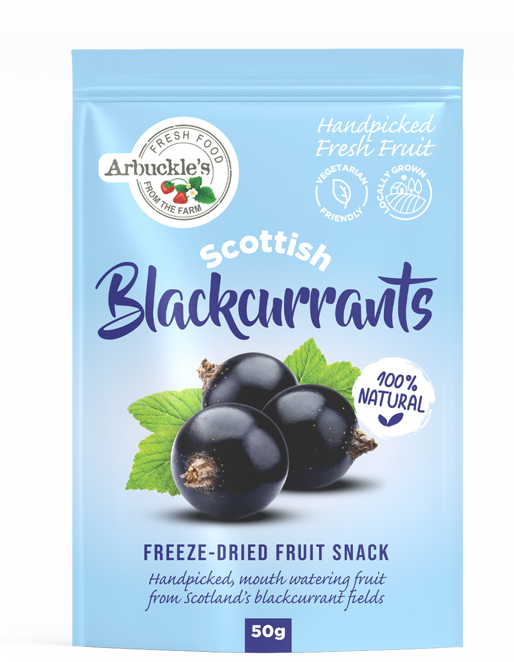 Freeze Dried Blackcurrants - Direct from Arbuckle's Scottish Farm