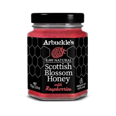 Local Blossom Honey with Raspberries