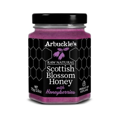 Local Blossom Honey with Honeyberries