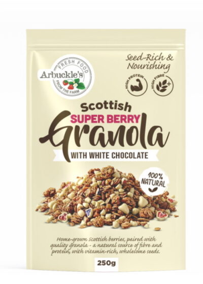 Super Berry Granola with White Chocolate